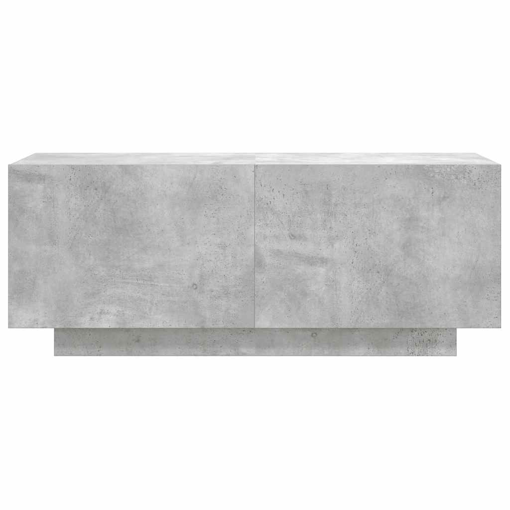 betonszürke szerelt fa TV-szekrény 100x35x40 cm