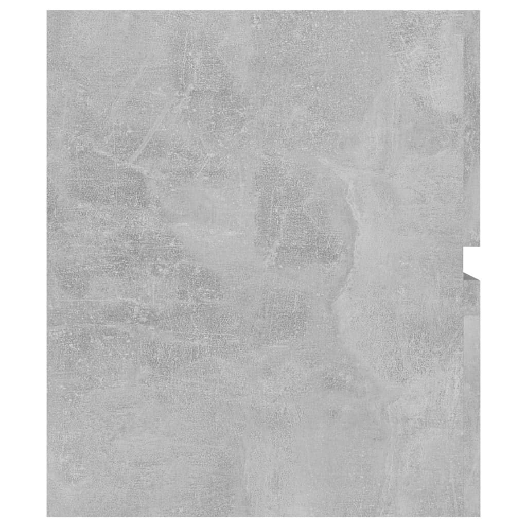 betonszürke szerelt fa mosdószekrény 100 x 38,5 x 45 cm