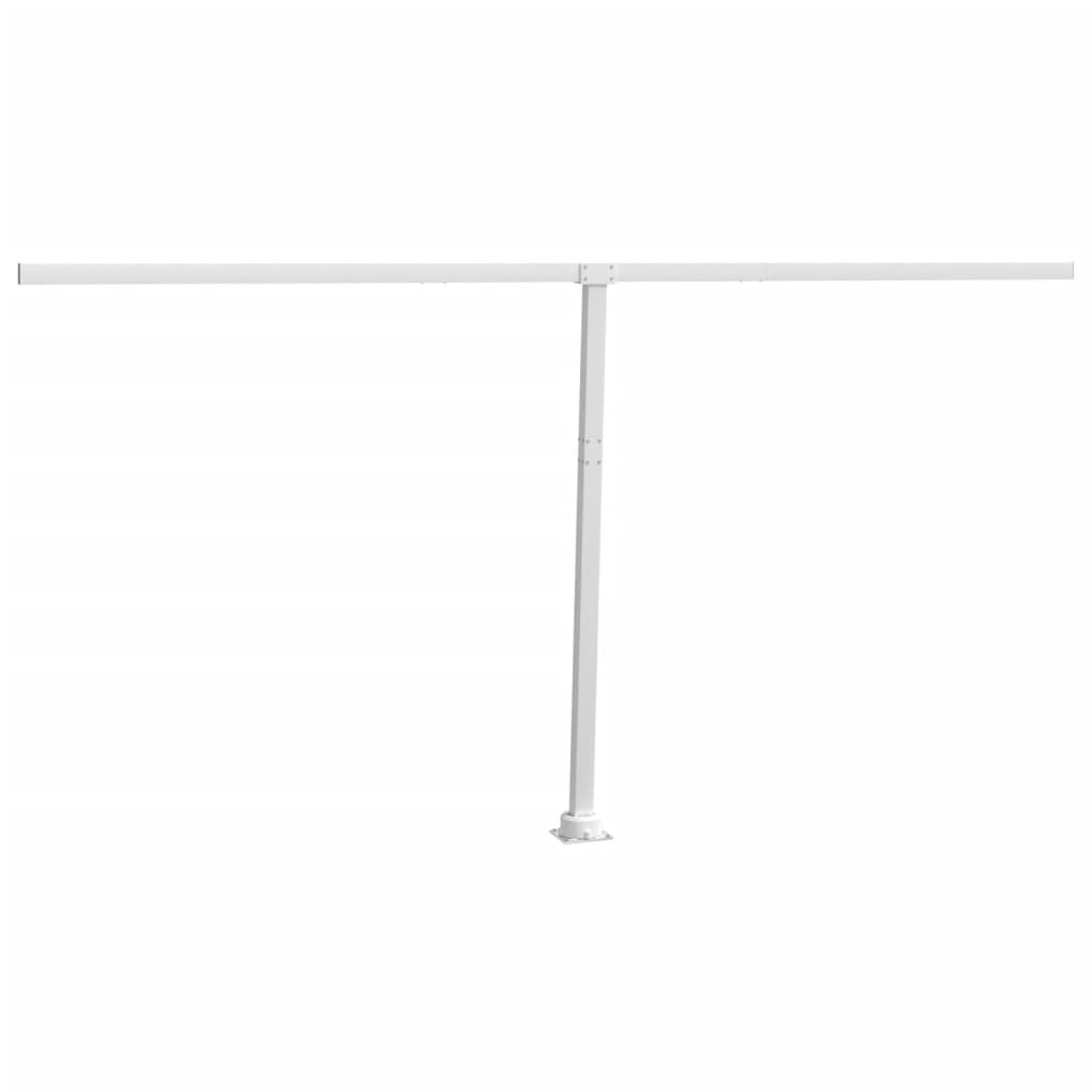 fehér vas napellenzőrúdszett 450 x 245 cm