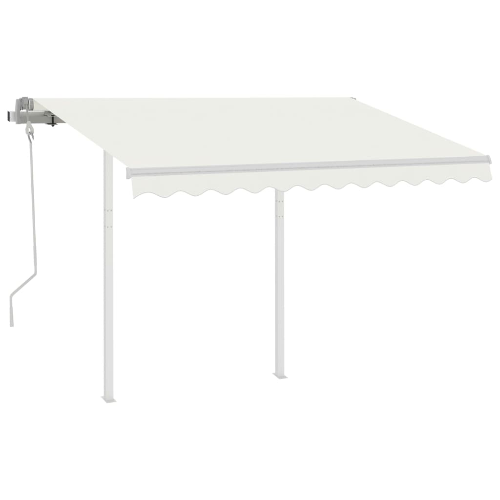 fehér vas napellenzőrúdszett 300 x 245 cm