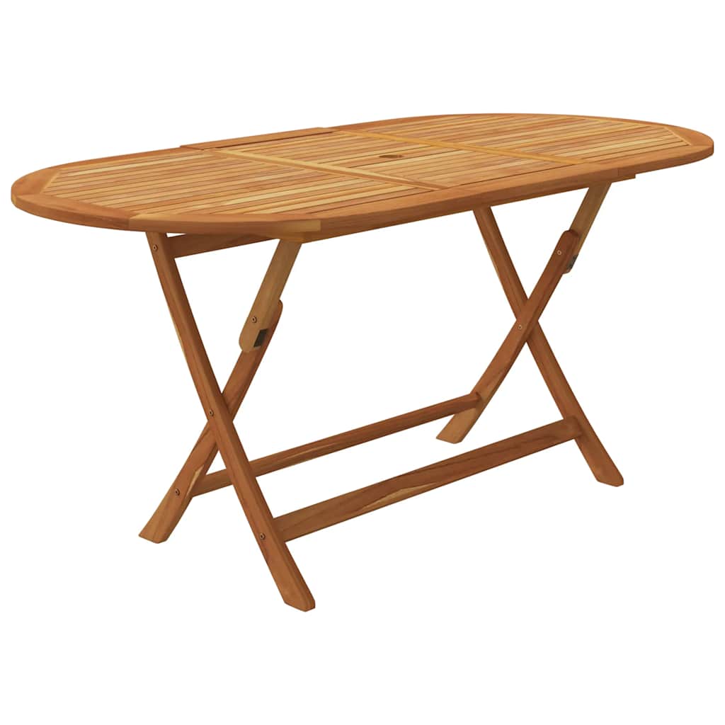 9 részes összecsukható tömör akácfa kerti étkezőszett