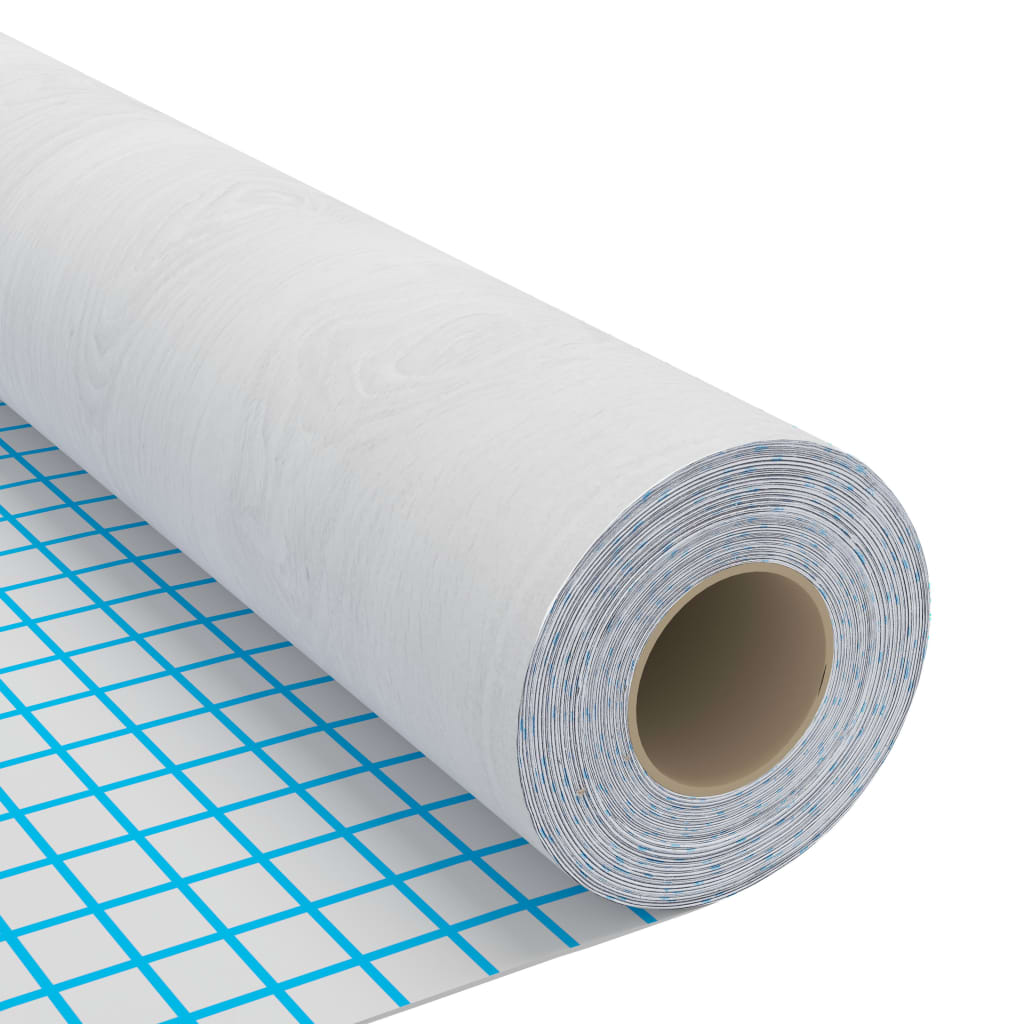 4 db fehér faszínű öntapadó PVC ajtófólia 210 x 90 cm