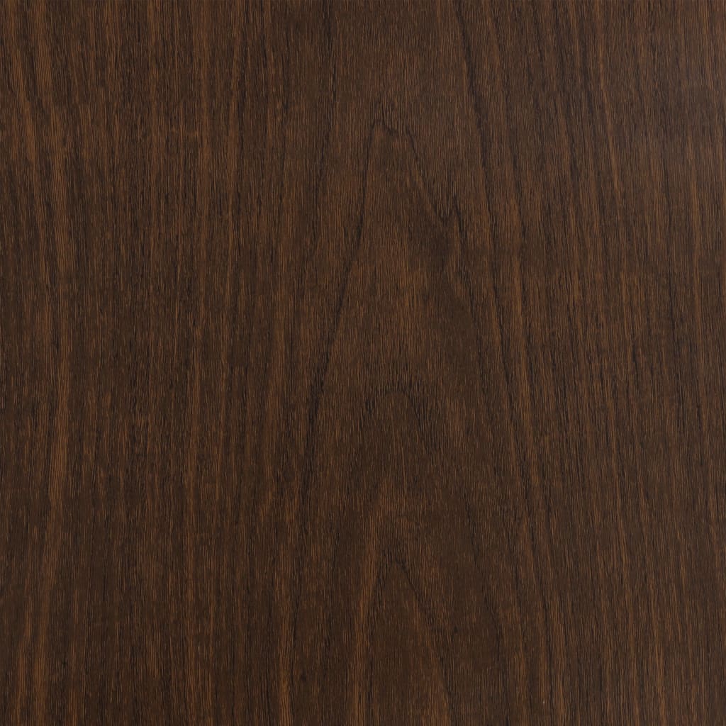 4 db sötét tölgyszínű öntapadó PVC ajtófólia 210 x 90 cm