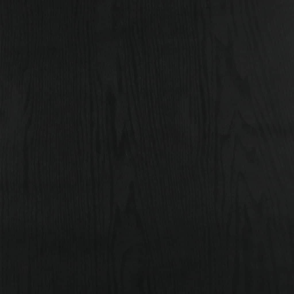 2 db sötét faszínű öntapadó PVC ajtófólia 500 x 90 cm