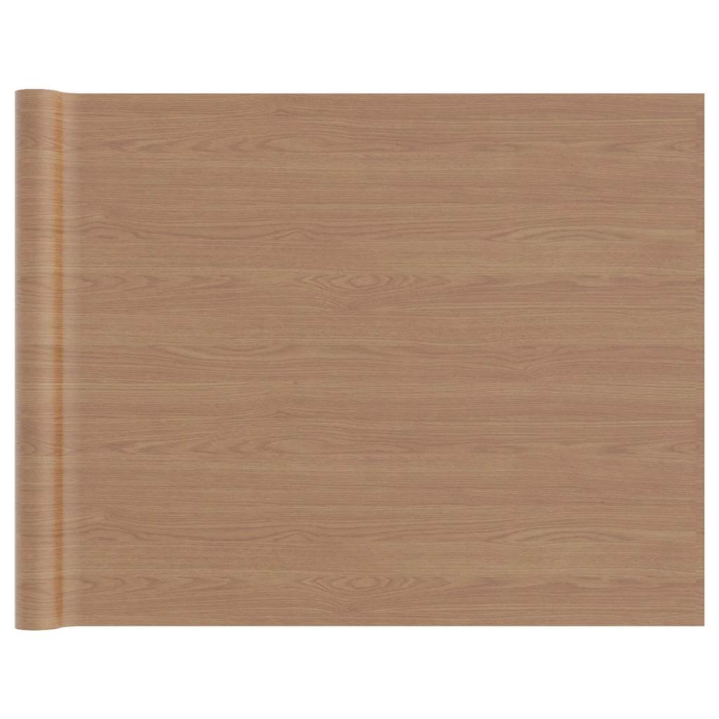 2 db világos tölgyszínű öntapadó PVC ajtófólia 500 x 90 cm