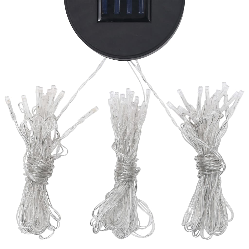 pavilon LED fényfüzér napelemes panellel