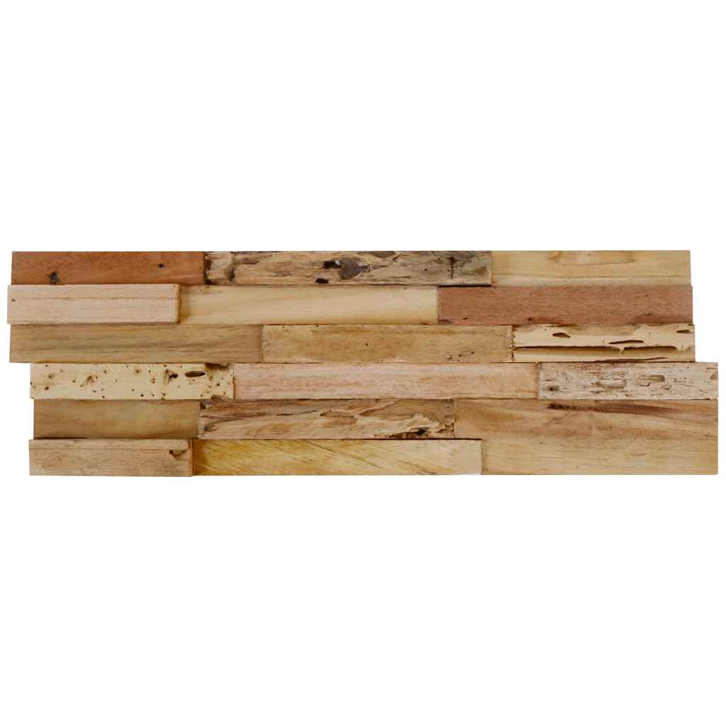10 db újrahasznosított tíkfa falburkoló panel 1,03 m²