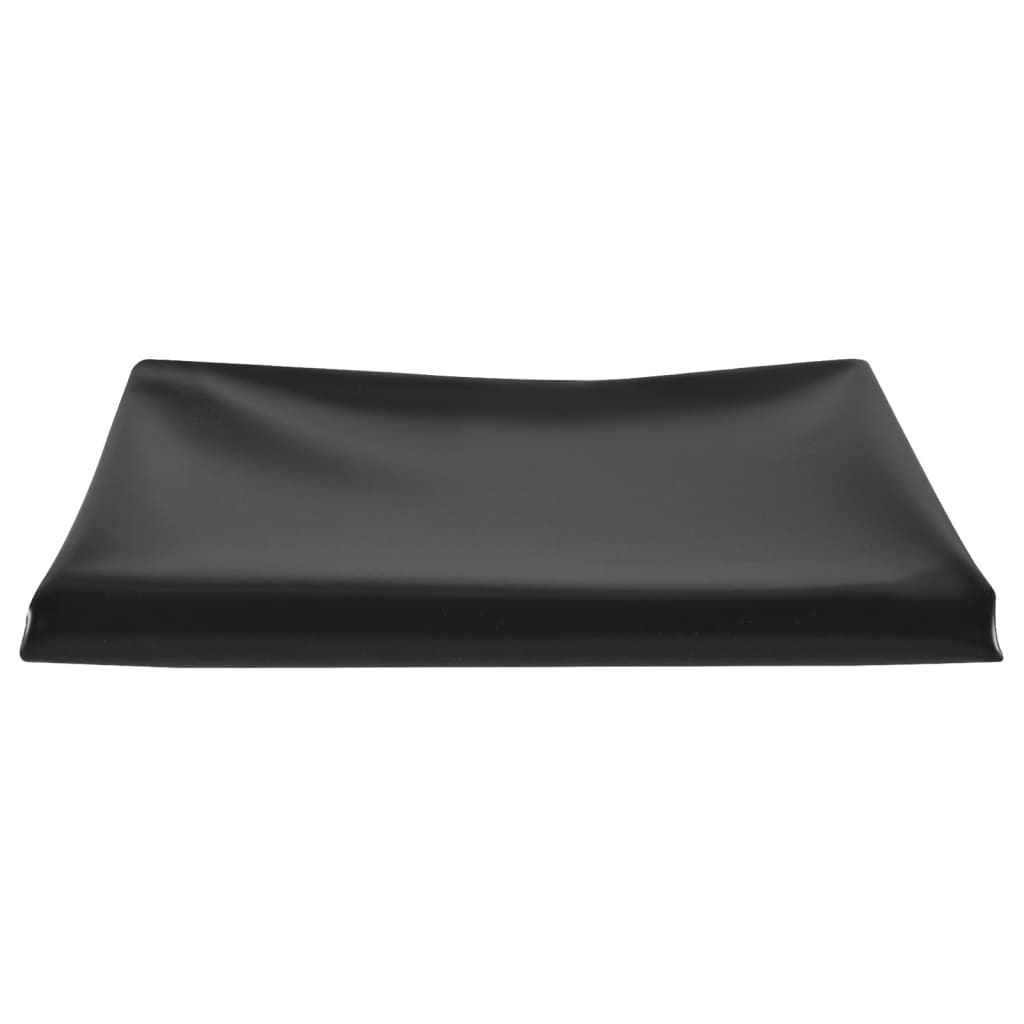 fekete PVC tófólia 1 x 8 m 0,5 mm