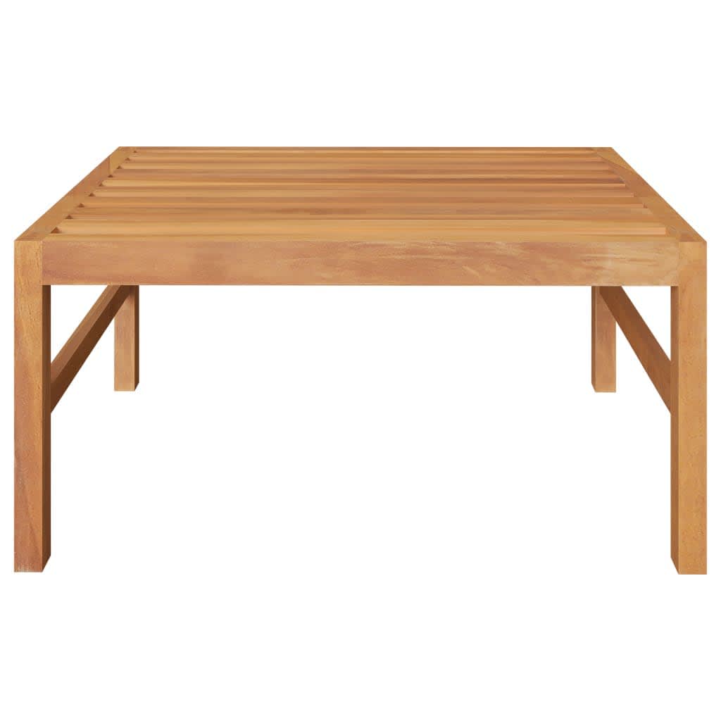 2 részes tíkfa kerti bútorszett sötétszürke párnákkal