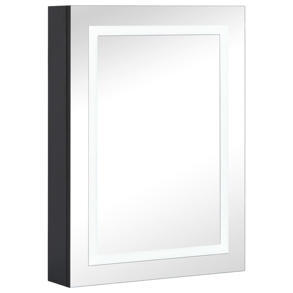 tükrös fürdőszobaszekrény LED világítással 50 x 13 x 70 cm