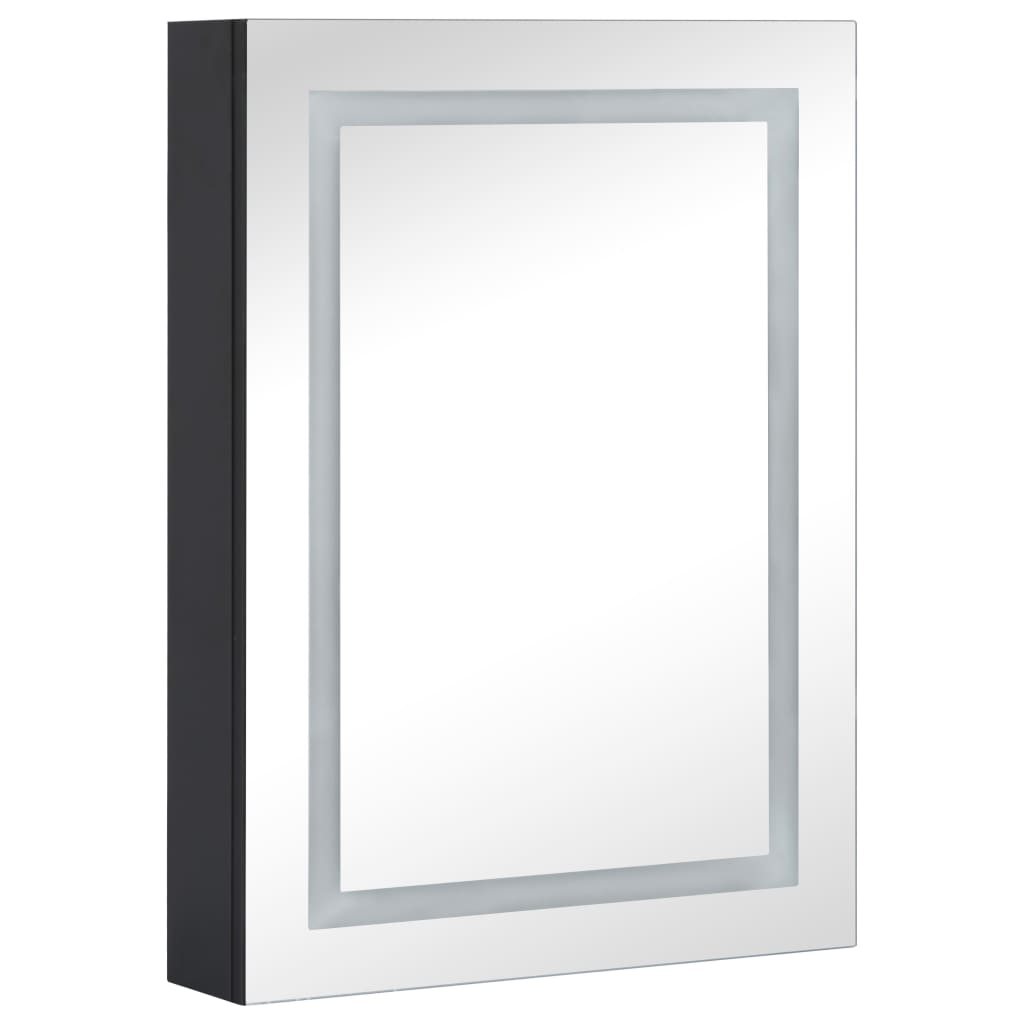 tükrös fürdőszobaszekrény LED világítással 50 x 13 x 70 cm