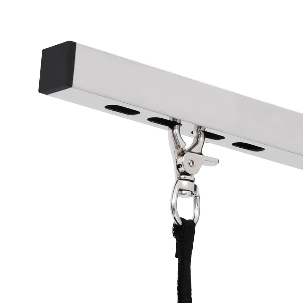 állítható kutyakozmetikai asztal 1 hurokkal és kosárral