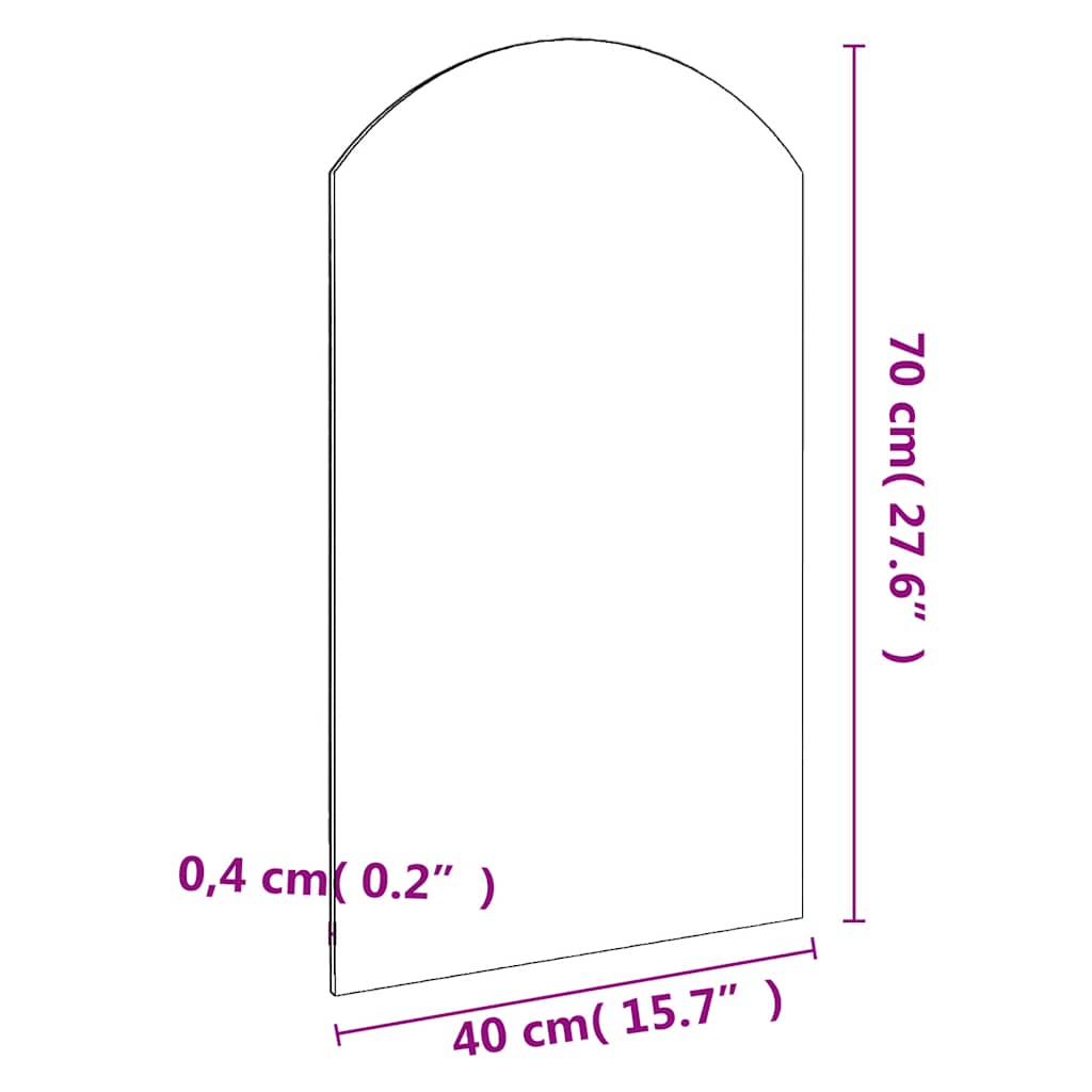 üvegtükör 70 x 40 cm