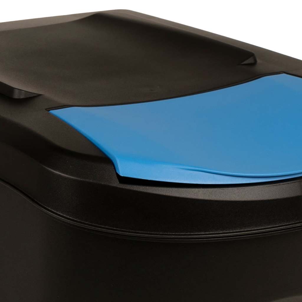 4 db antracitszürke rakásolható szemeteskuka 100 L