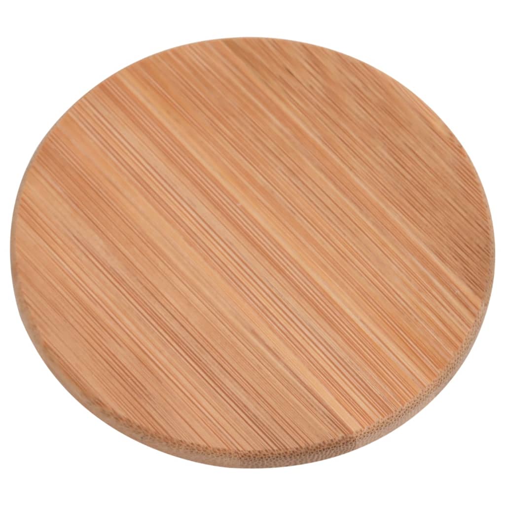 6 db üvegedény bambuszfedéllel 1000 ml