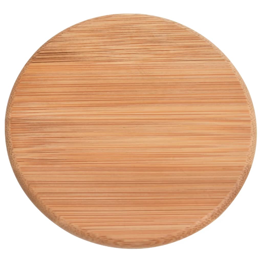 4 db üvegedény bambuszfedéllel 800 ml