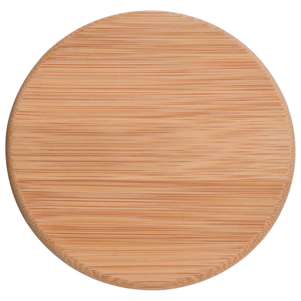 4 db üvegedény bambuszfedéllel 1200 ml