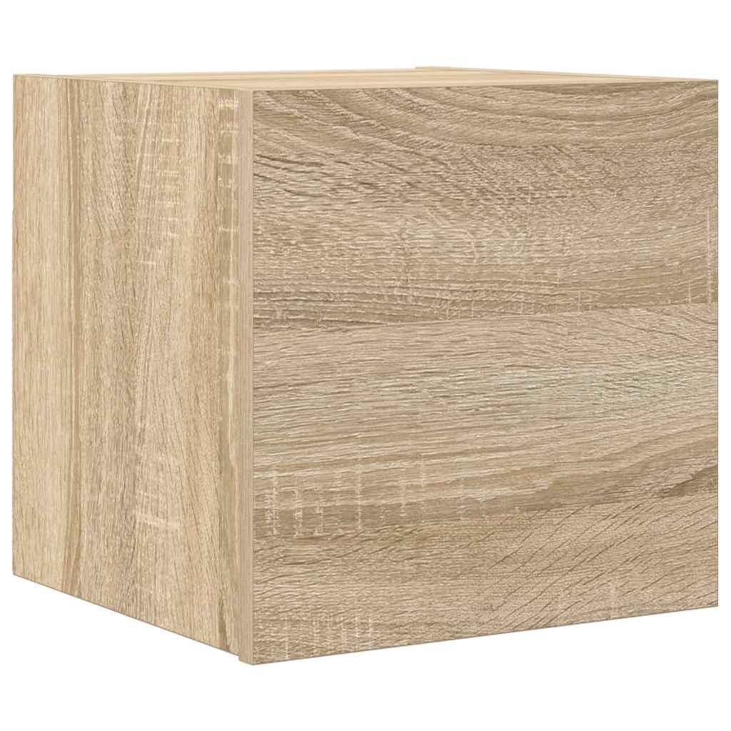 sonoma tölgy falra szerelhető TV-szekrény 30,5x30x30 cm