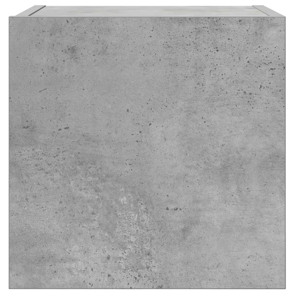 betonszürke falra szerelhető TV-szekrény 30,5 x 30 x 30 cm