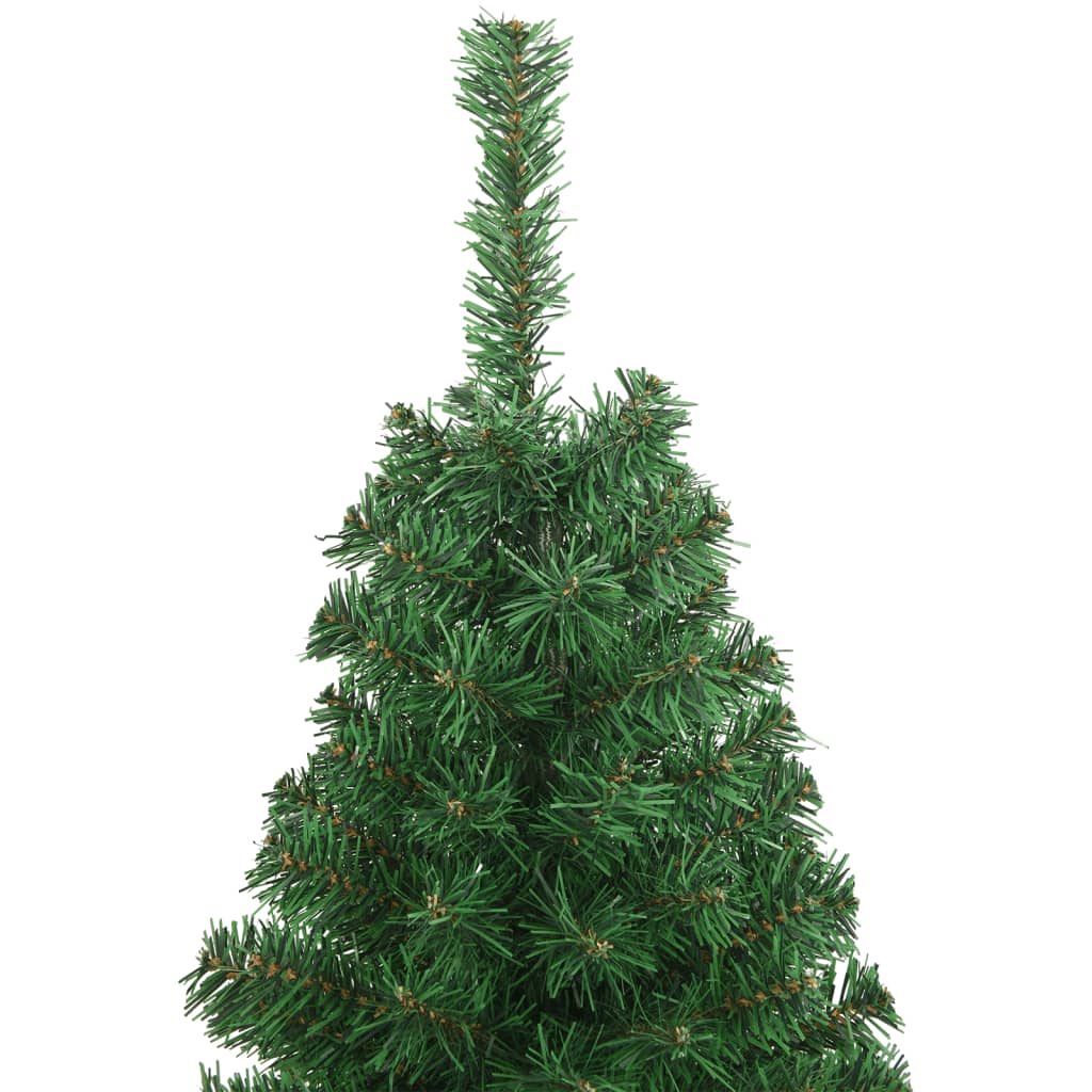 zöld PVC műkarácsonyfa vastag ágakkal 120 cm