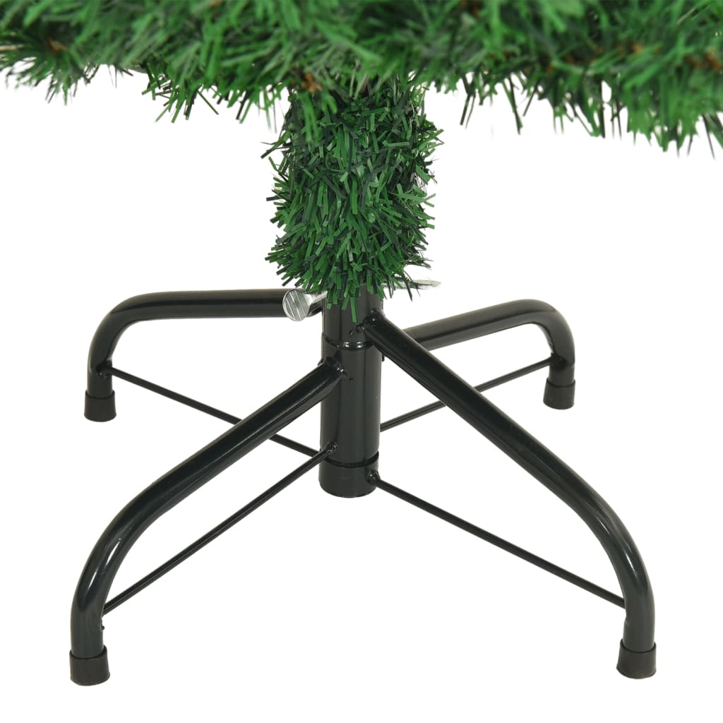 zöld PVC műkarácsonyfa vastag ágakkal 120 cm