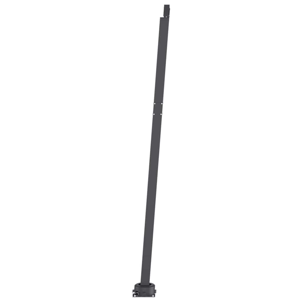 krémszínű kézzel kihúzható LED-es napellenző 350 x 250 cm