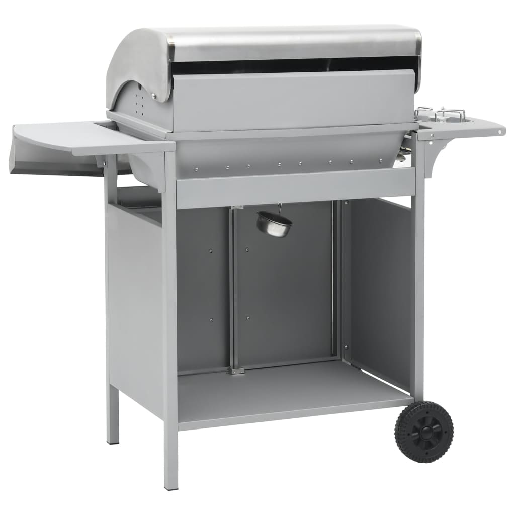ezüst gázgrillsütő 4+1 főzőfelülettel