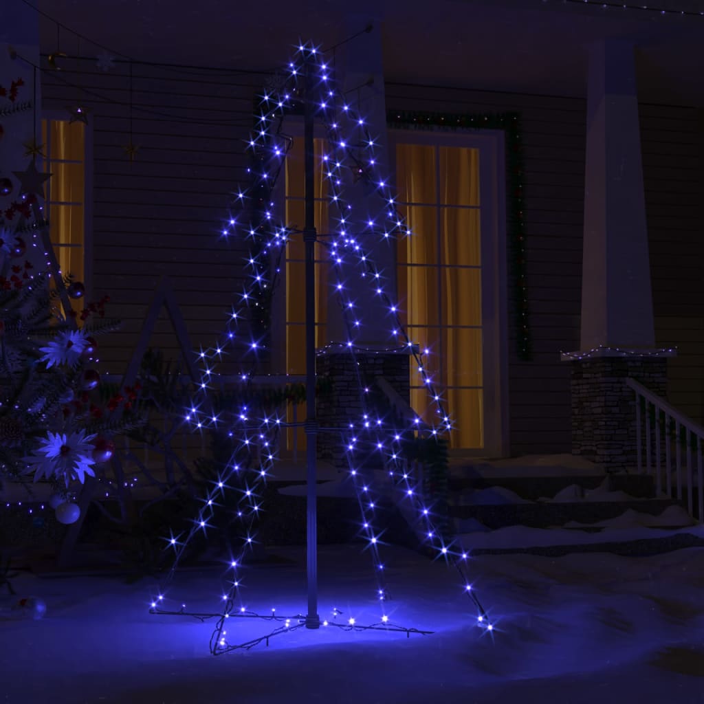 160 LED-es beltéri/kültéri kúp alakú karácsonyfa 78 x 120 cm
