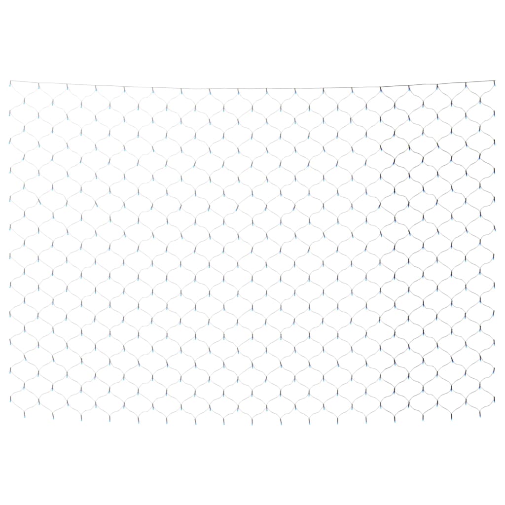 kék kültéri hálós karácsonyi világítás 204 LED 3 x 2 m