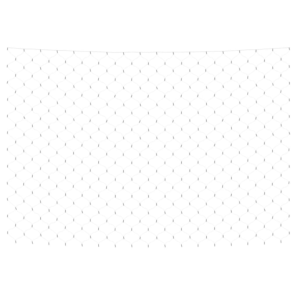 kültéri hálós meleg fehér karácsonyi világítás 306 LED 3 x 3 m