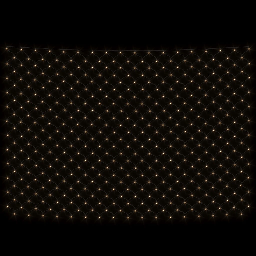 kültéri hálós meleg fehér karácsonyi világítás 306 LED 3 x 3 m