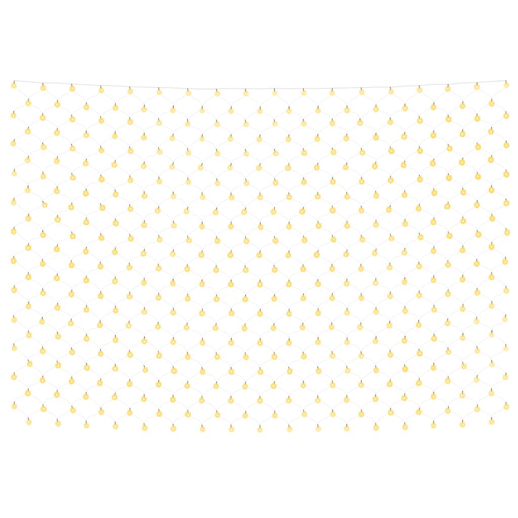 kültéri hálós meleg fehér karácsonyi világítás 544 LED 4x4 m