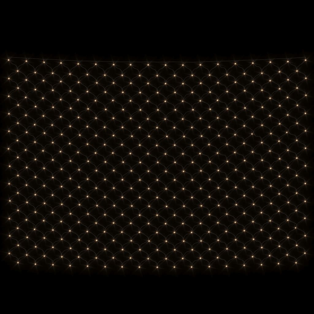 kültéri hálós meleg fehér karácsonyi világítás 544 LED 4x4 m
