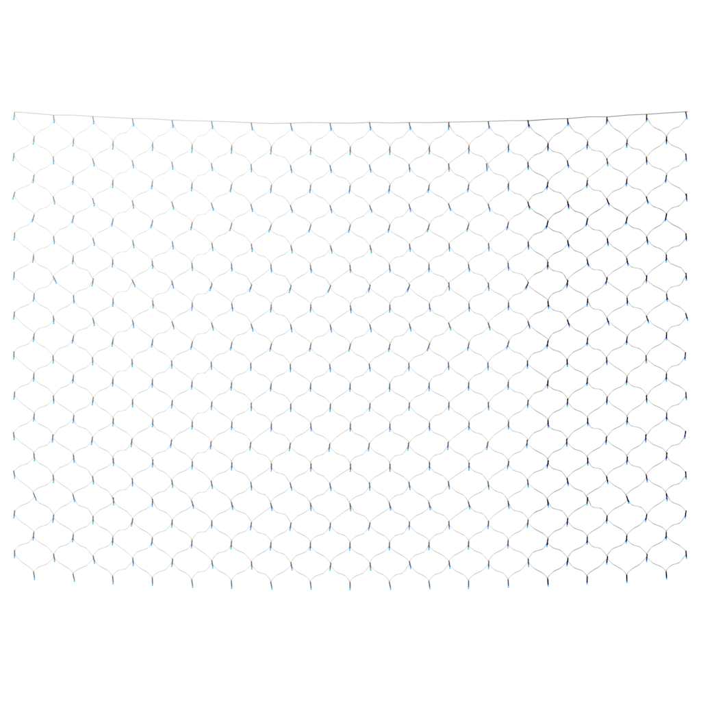 kék kültéri hálós karácsonyi világítás 544 LED 4 x 4 m