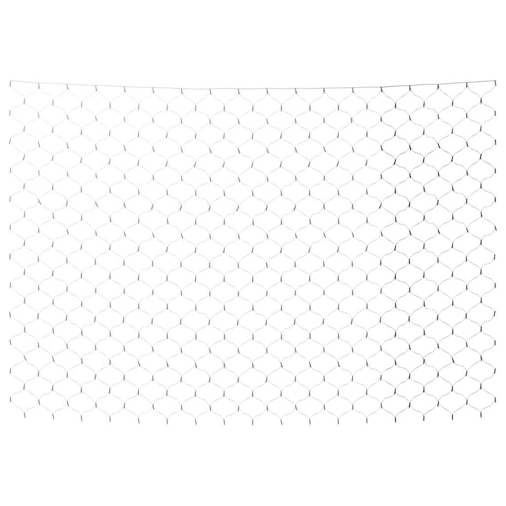 színes kültéri hálós karácsonyi világítás 544 LED-del 4 x 4 m