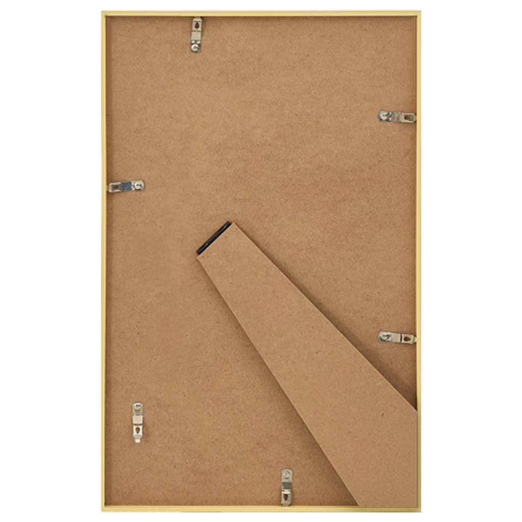 10 db aranyszínű MDF asztali fényképkeret 10 x 15 cm