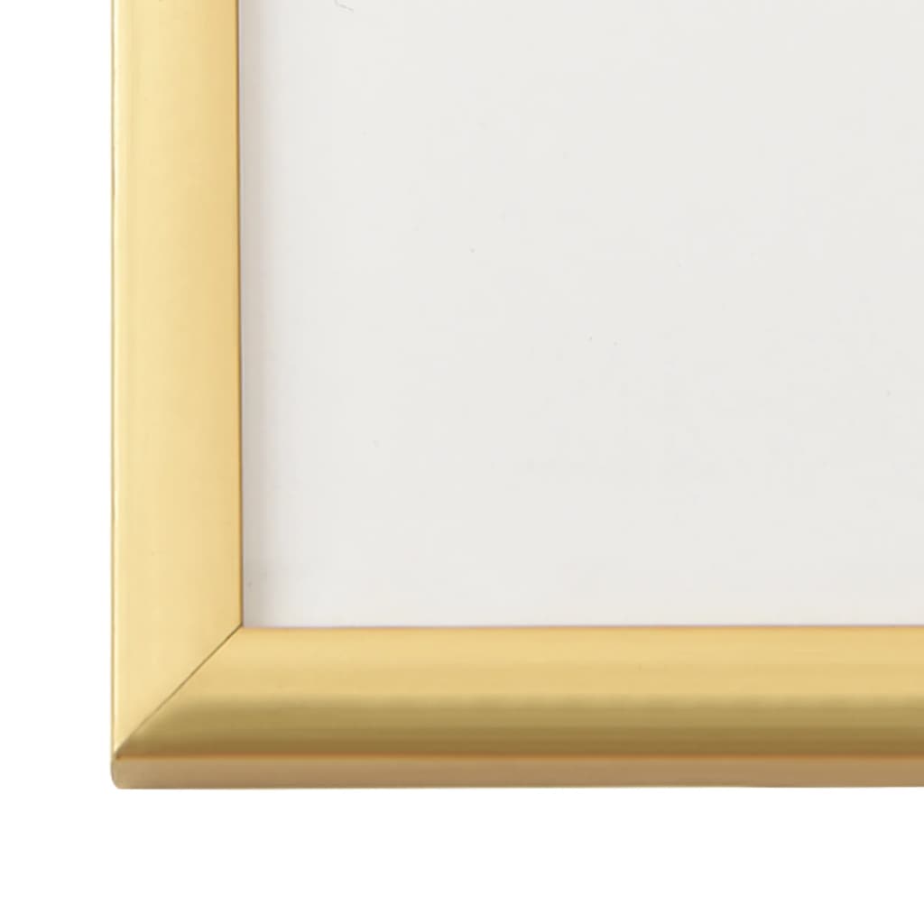 10 db aranyszínű MDF asztali fényképkeret 10 x 15 cm