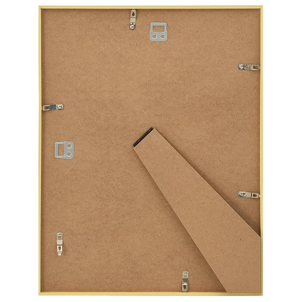 10 db aranyszínű MDF fali/asztali fényképkeret 20 x 25 cm