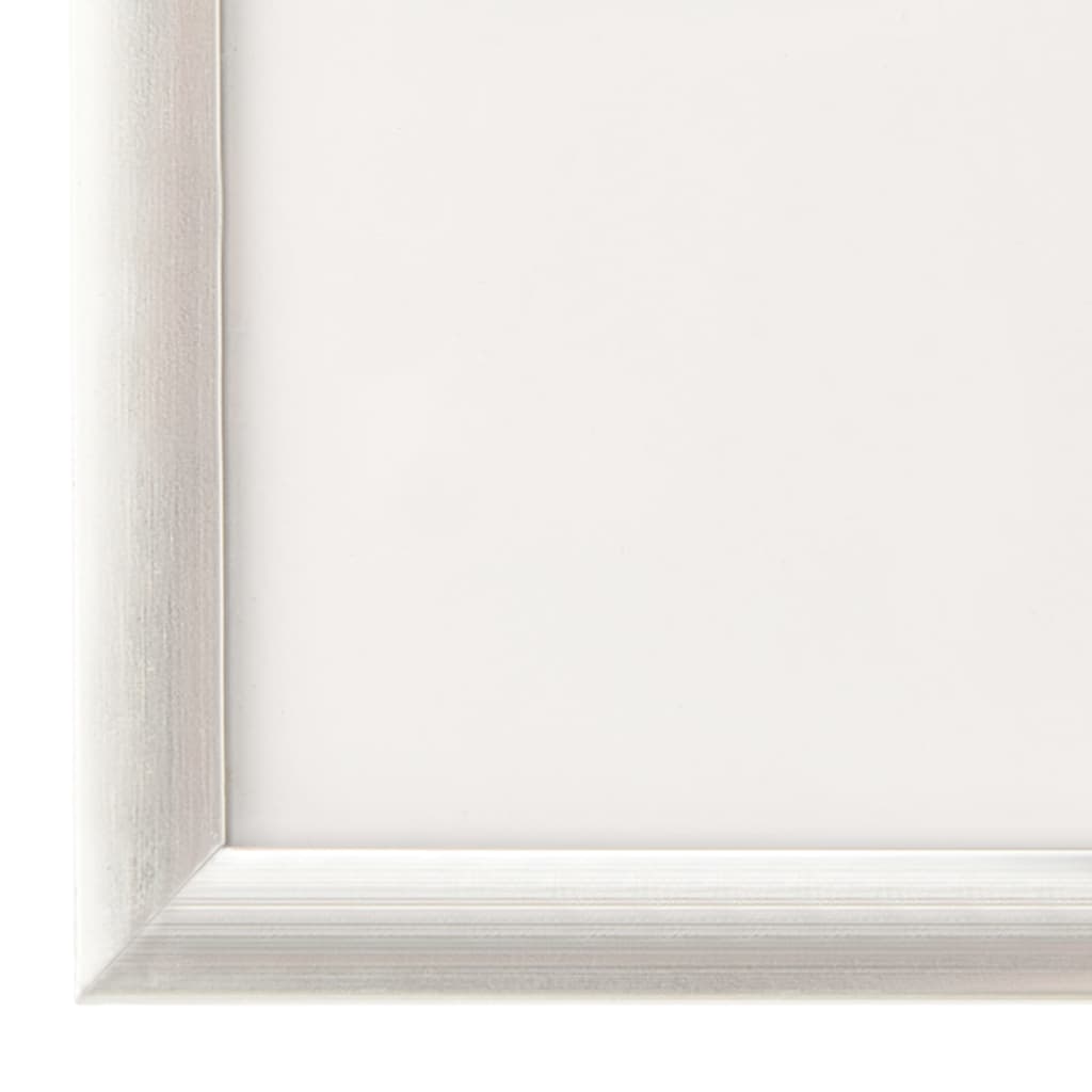 10 db ezüstszínű MDF asztali fényképkeret 10 x 15 cm