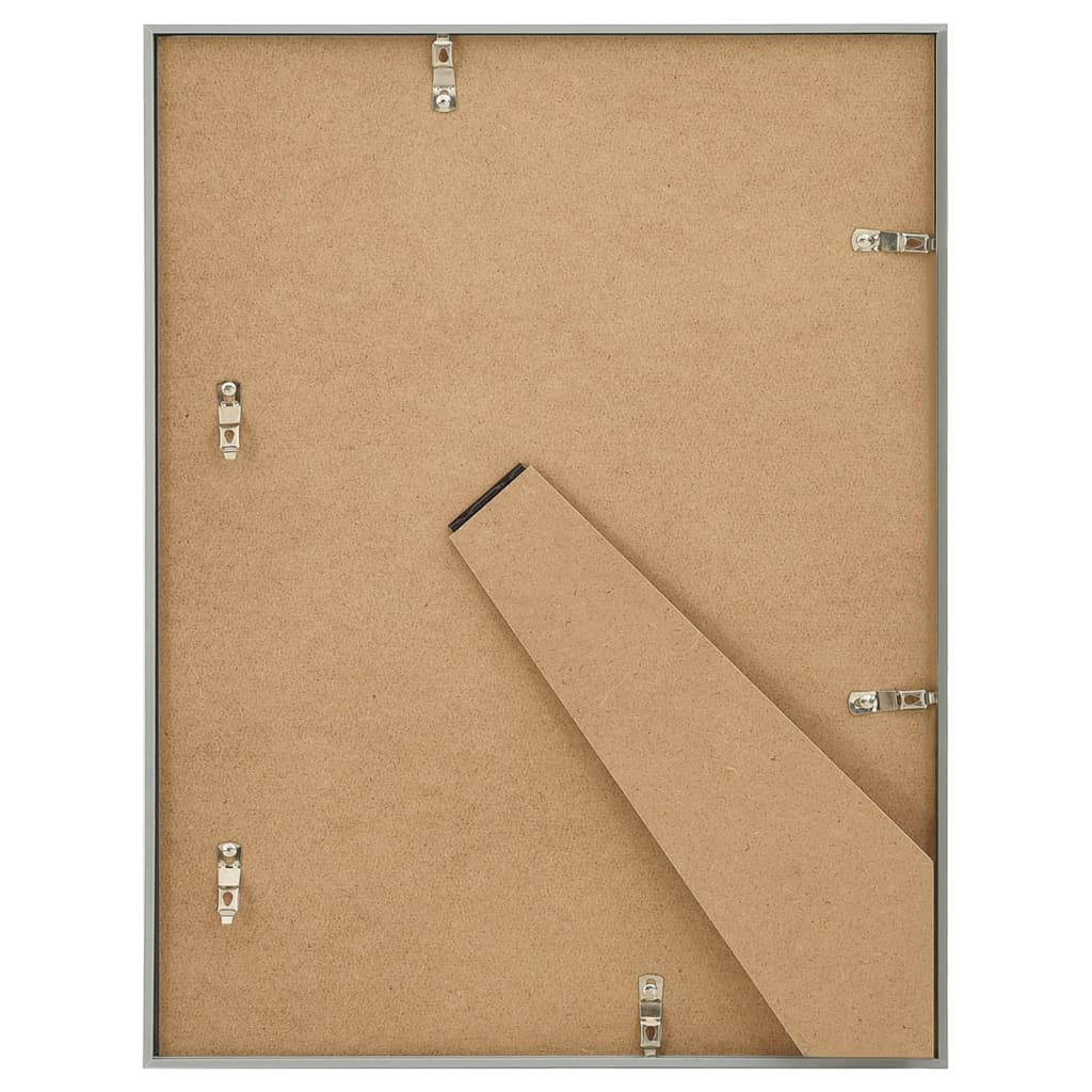 10 db ezüstszínű MDF asztali fényképkeret 20 x 25 cm