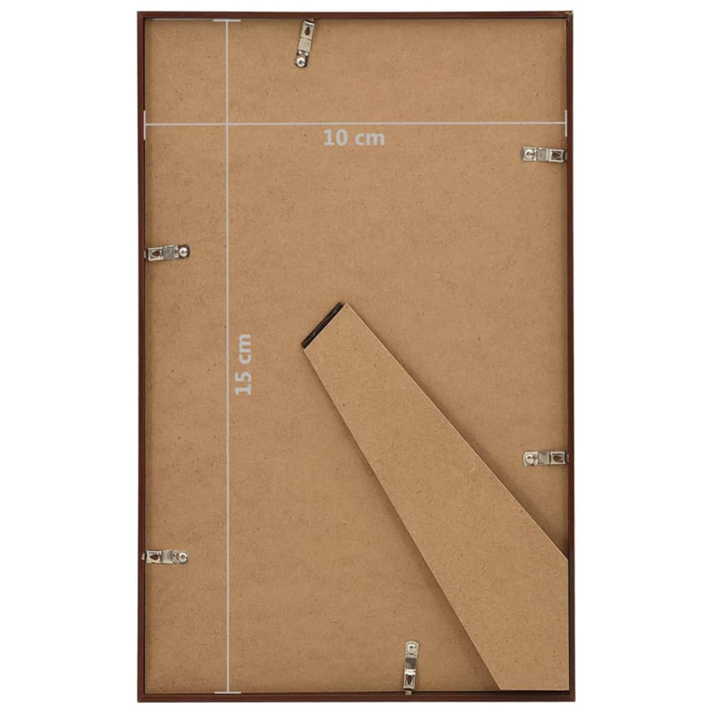 10 db bronzszínű MDF asztali fényképkeret 10 x 15 cm