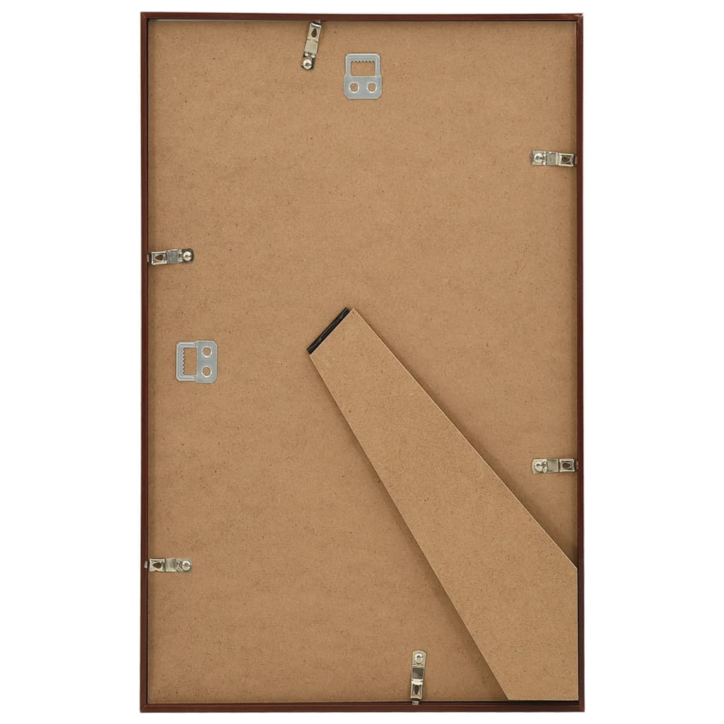 10 db bronzszínű MDF fali/asztali fényképkeret 13 x 18 cm