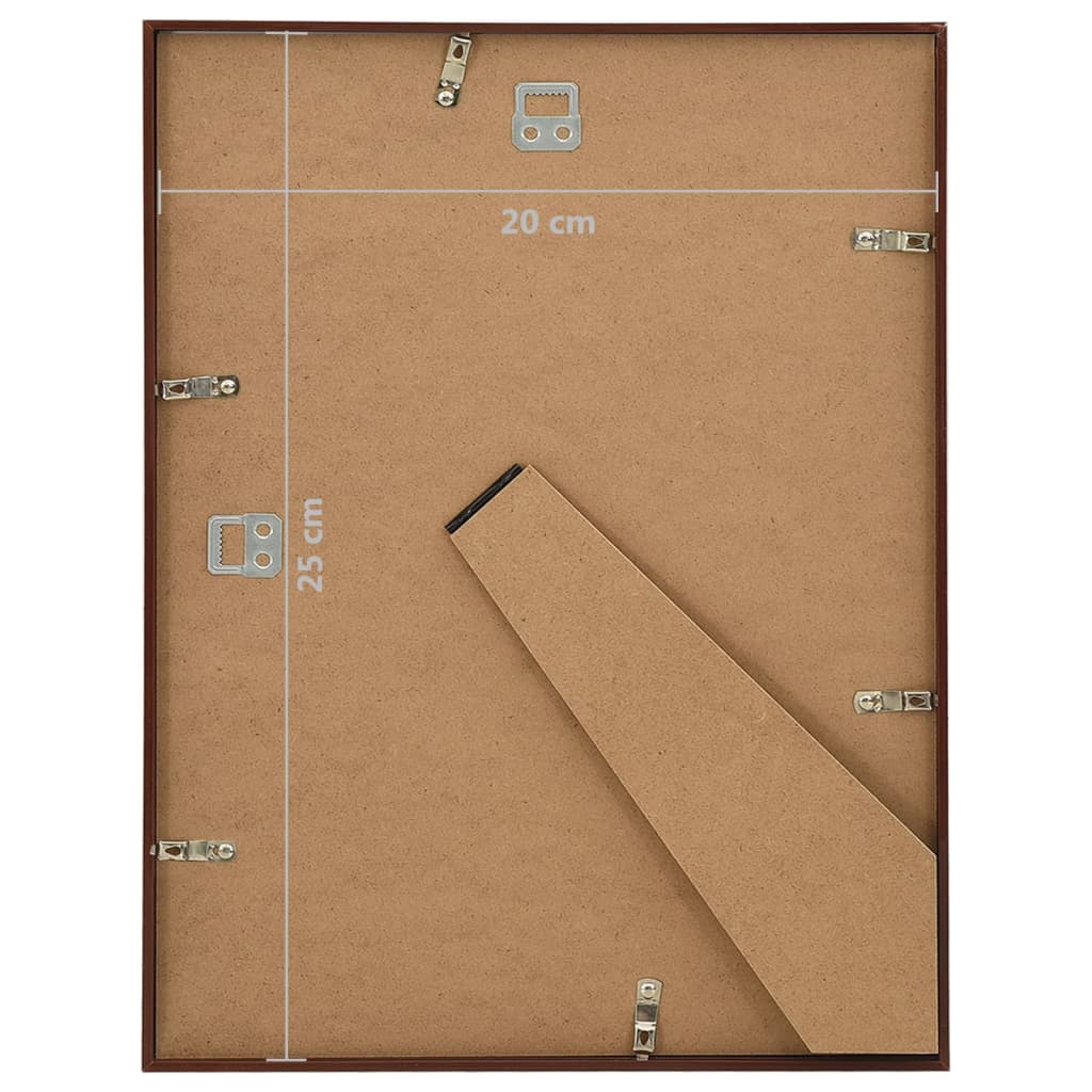 10 db bronzszínű MDF fali/asztali fényképkeret 20 x 25 cm