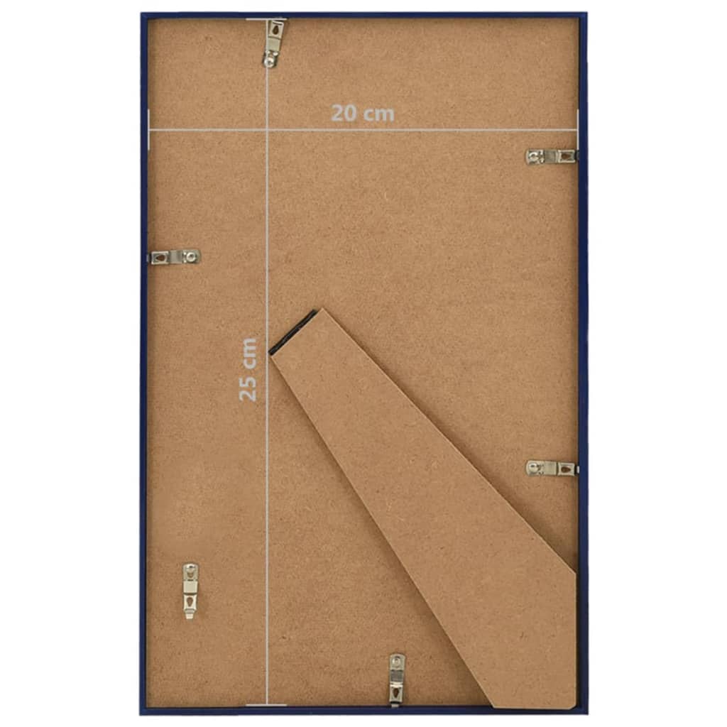 10 db kék MDF asztali fényképkeret 20x 25 cm
