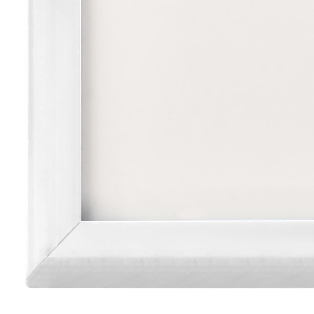 10 db fehér MDF asztali fényképkeret 15 x 21 cm