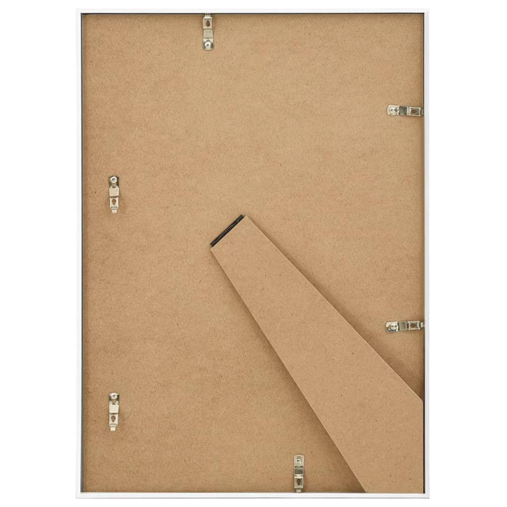 10 db fehér MDF asztali fényképkeret 15 x 21 cm