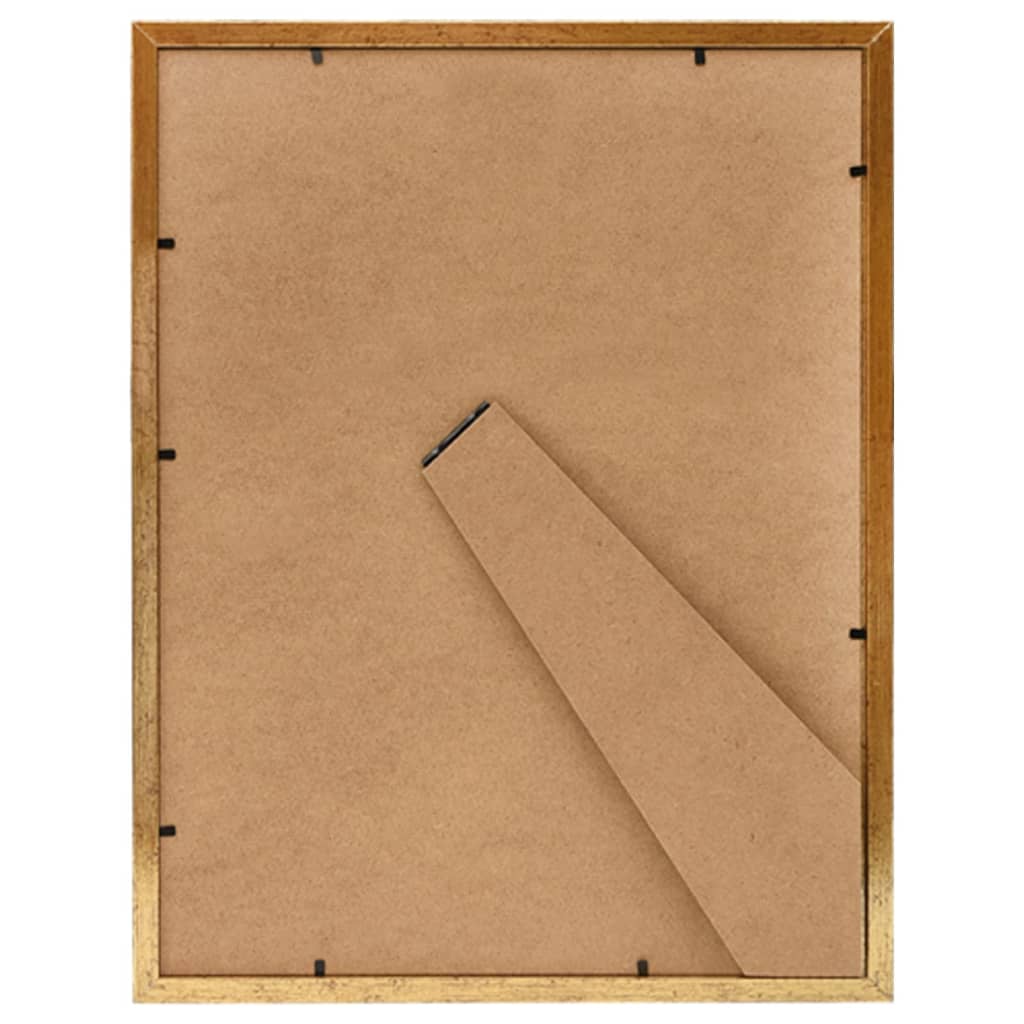 10 db aranyszínű MDF asztali fényképkeret 13 x 18 cm