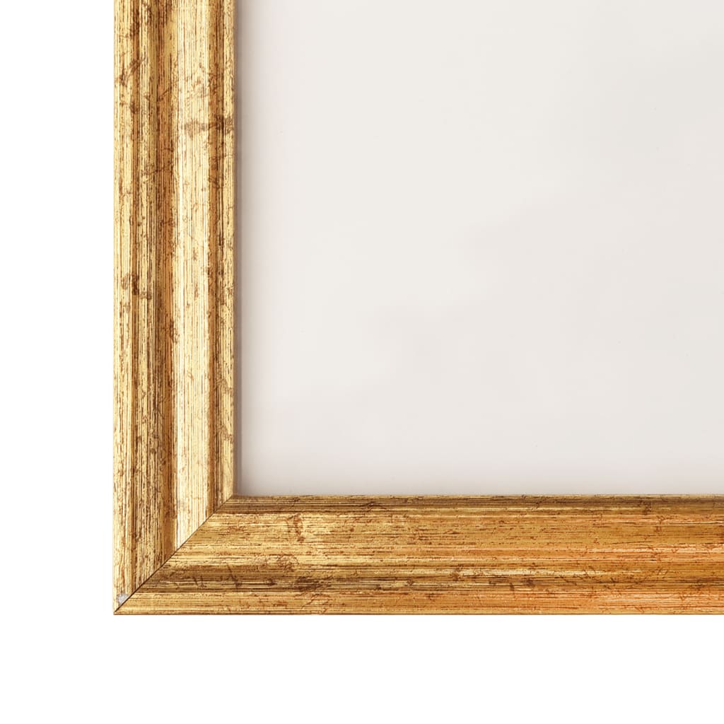 10 db aranyszínű MDF asztali fényképkeret 15 x 21 cm