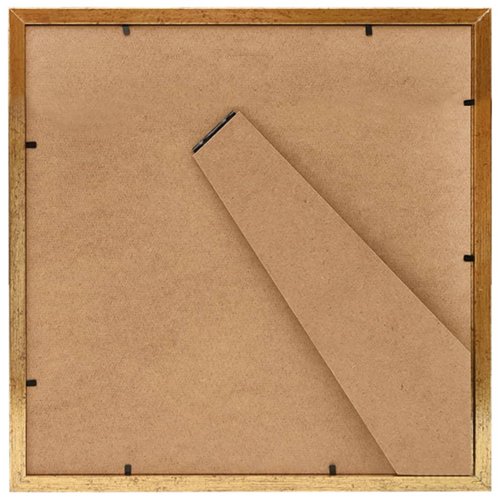 10 db aranyszínű MDF asztali fényképkeret 20 x 20 cm