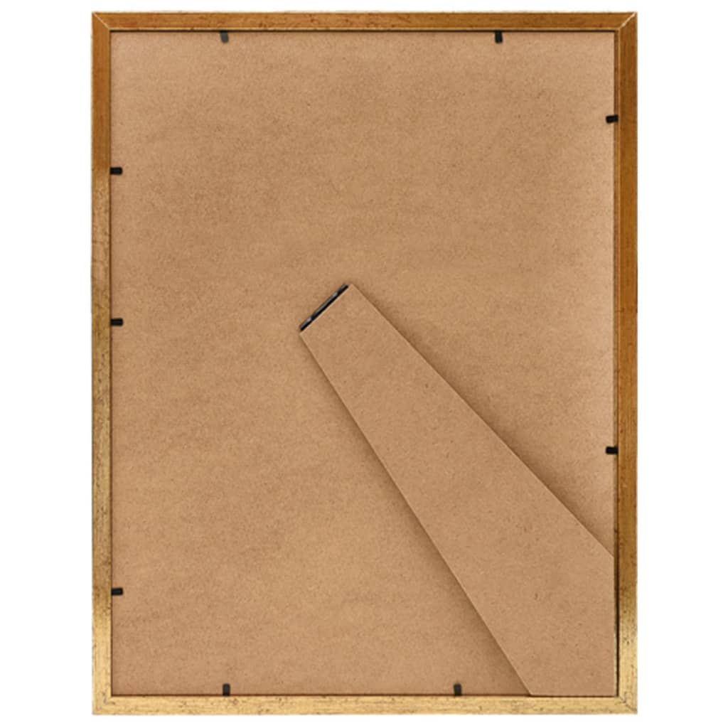 10 db aranyszínű MDF asztali fényképkeret 20 x 25 cm